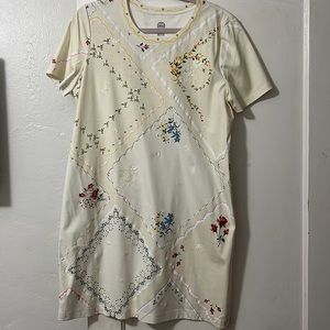 Tory Burch white handkerchief dress